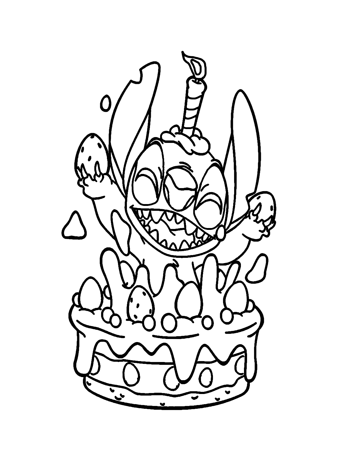 Stitch Christmas Coloring Pages Coloring Page Free Printable Coloring 
