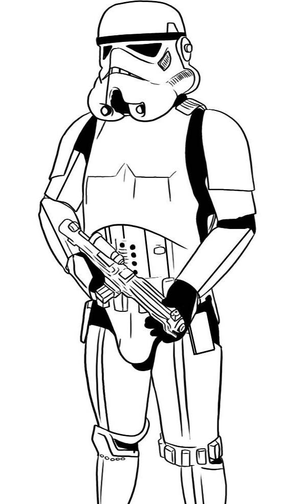 Stormtrooper Coloring Page At GetColorings Free Printable 