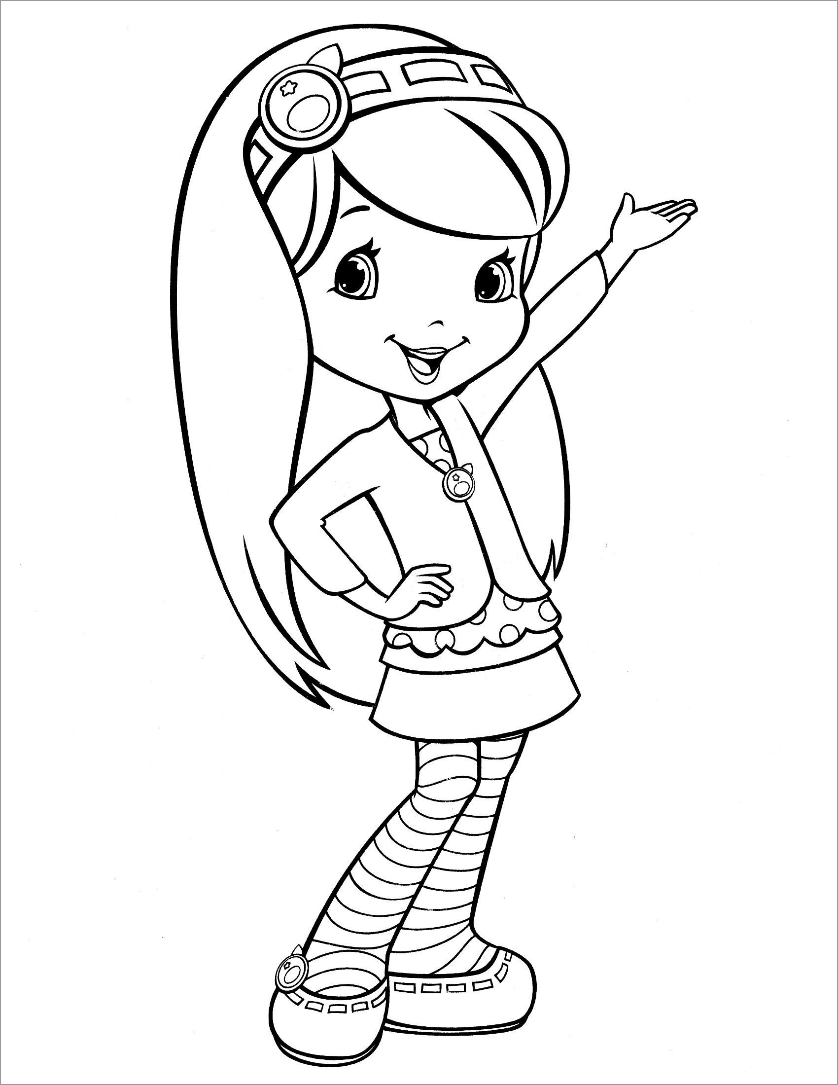 Strawberry Shortcake Coloring Pages ColoringBay