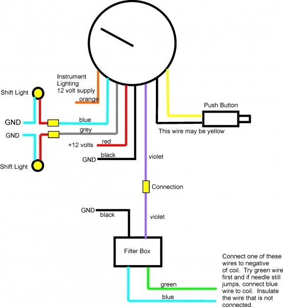 Sunpro Tach Wiring Diagram