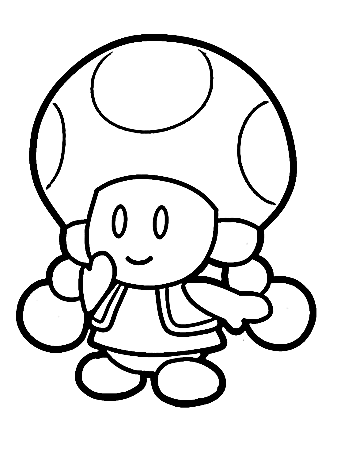 Super Mario Toadette Coloring Page Free Printable Coloring Pages