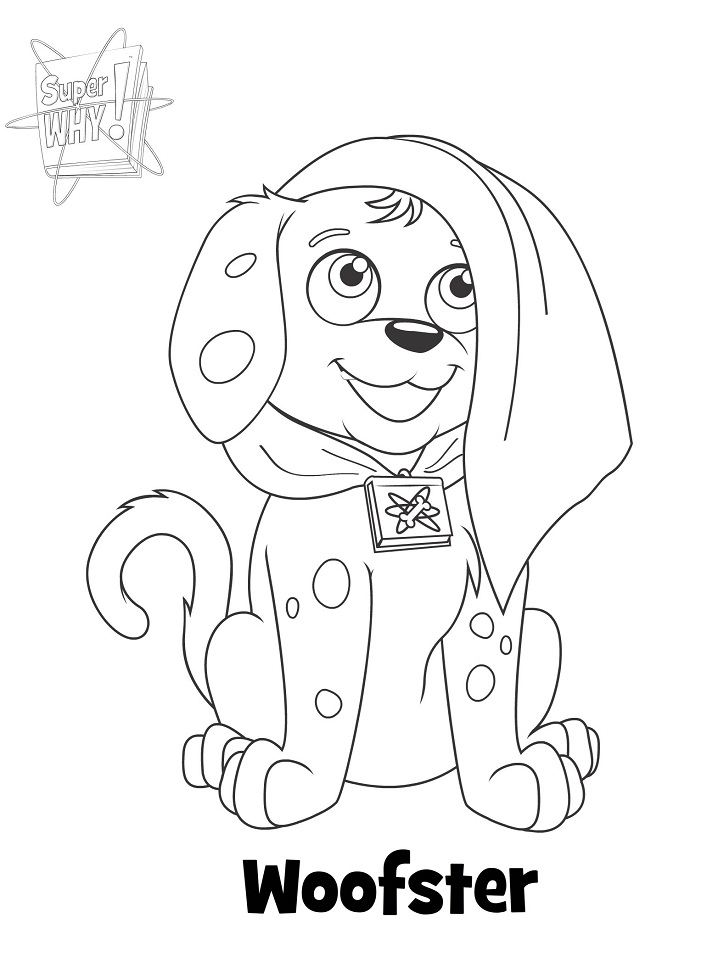 Super Why Coloring Page Free Printable Coloring Pages For Kids