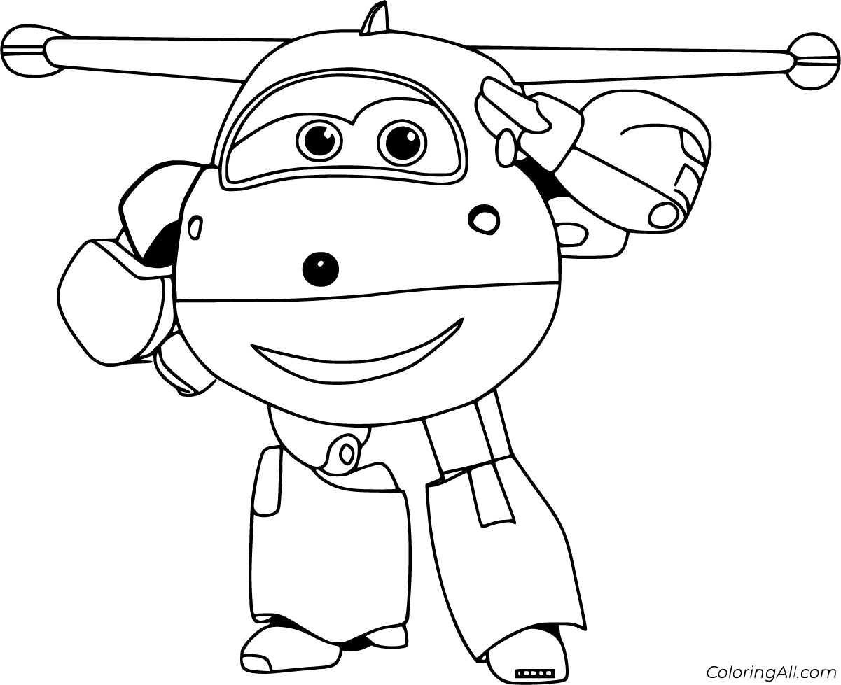 Super Wings Coloring Pages 35 Free Printables ColoringAll