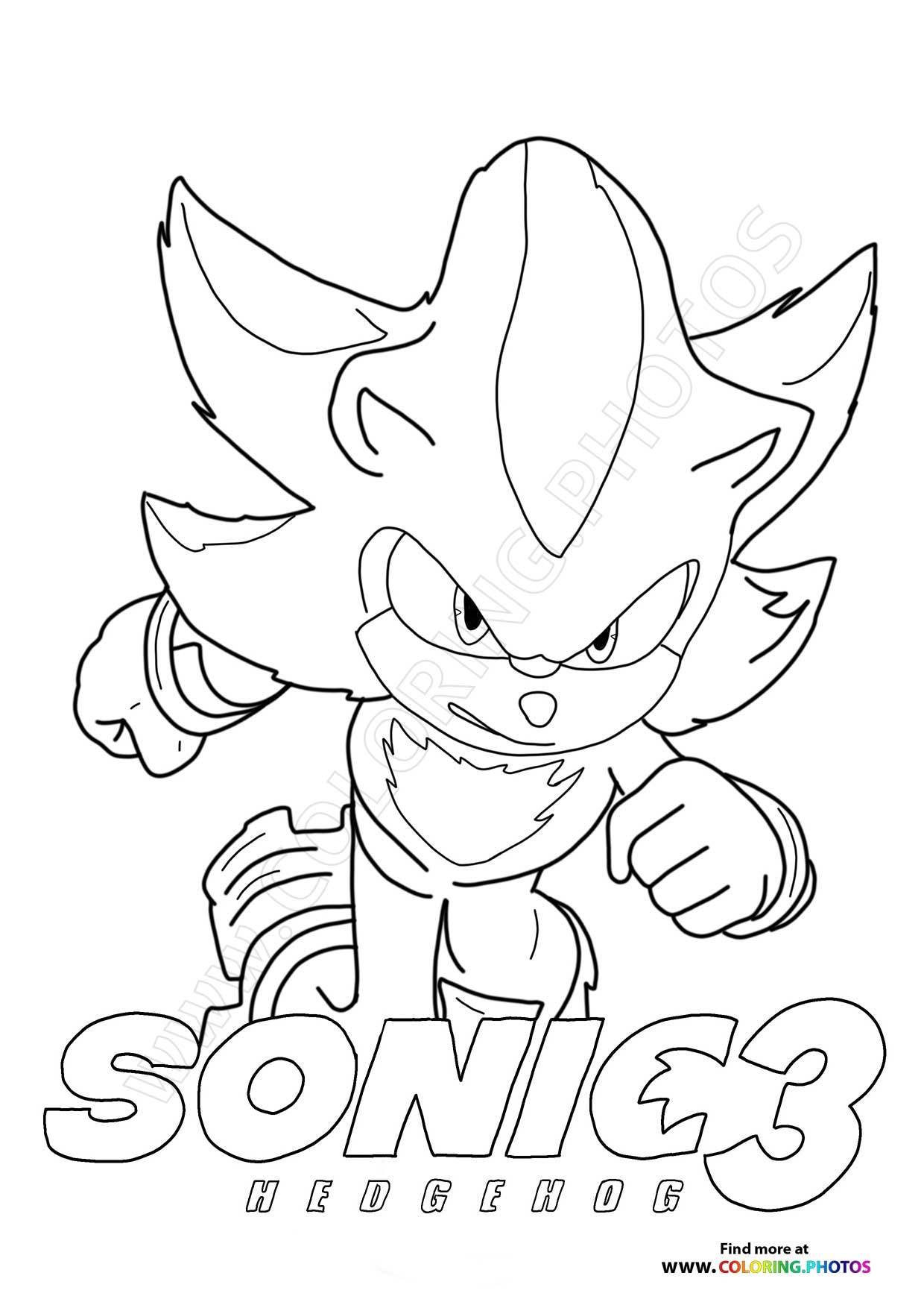 Tails From Sonic 3 Coloring Pages For Kids