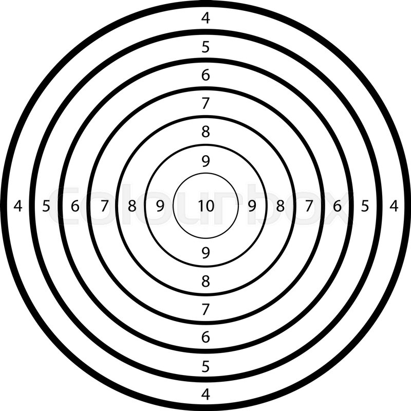 Target Coloring Page