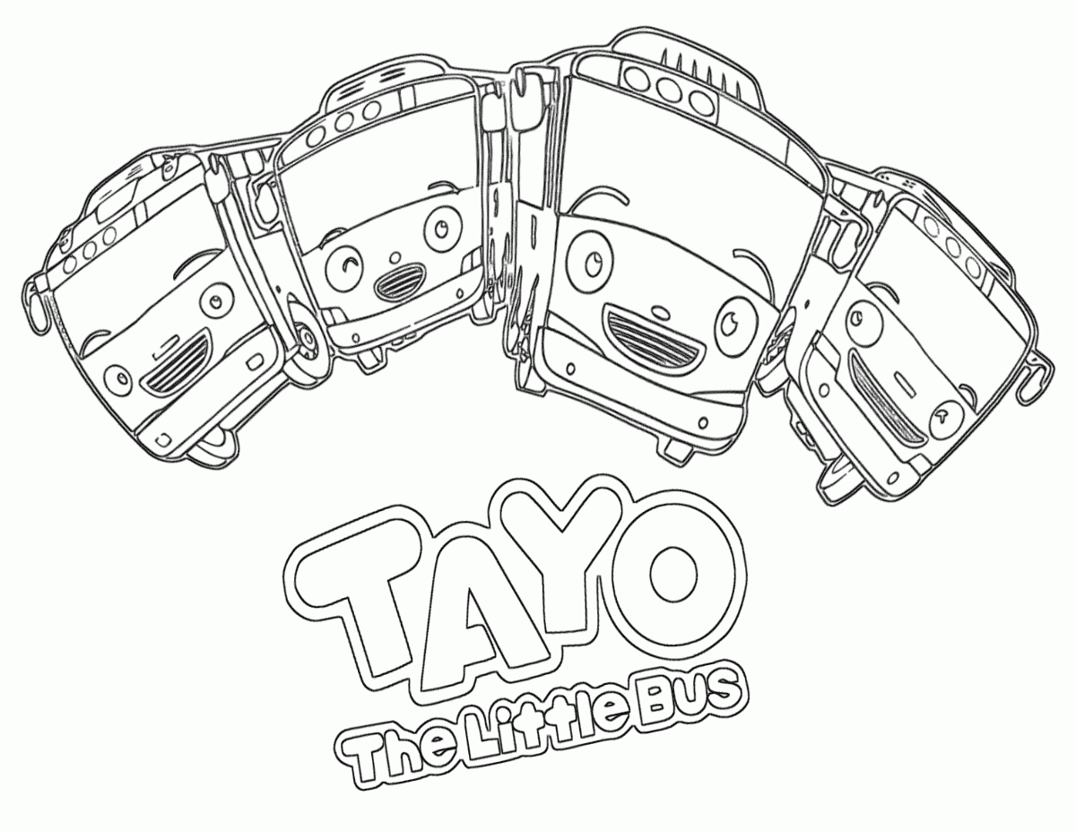 Tayo Coloring Pages Best Coloring Pages For Kids