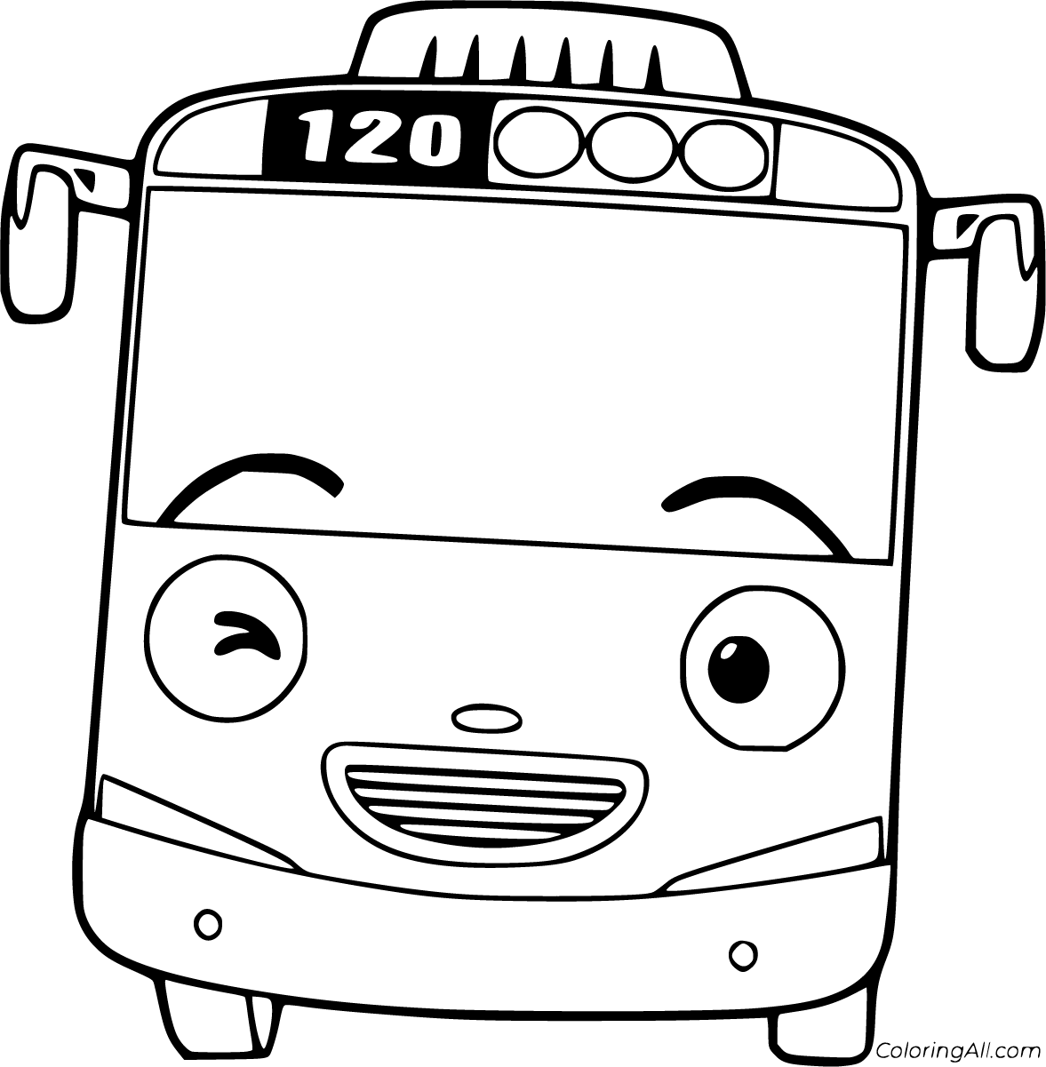 Tayo The Little Bus Coloring Pages 13 Free Printables ColoringAll