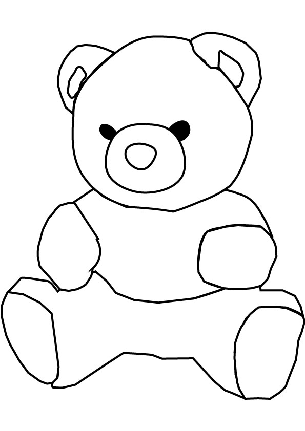 Teddy Bear Coloring Pages Animal Pictures