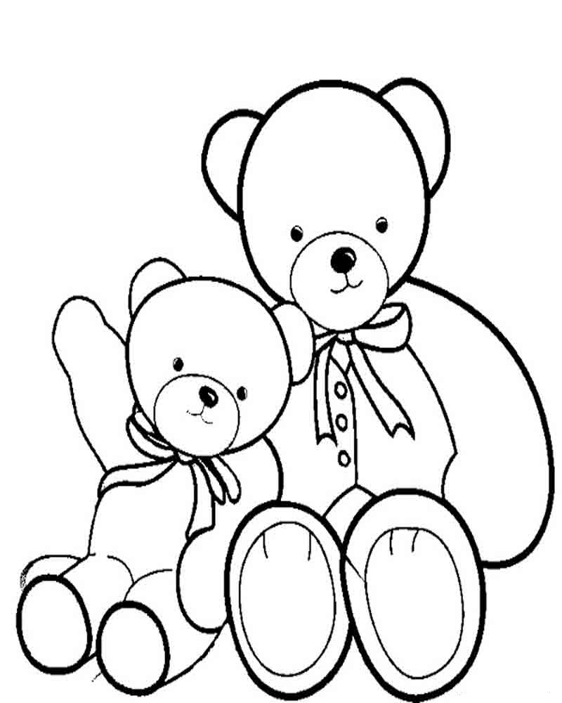 Teddy Bear Coloring Sheets Free Printable Coloring Pages
