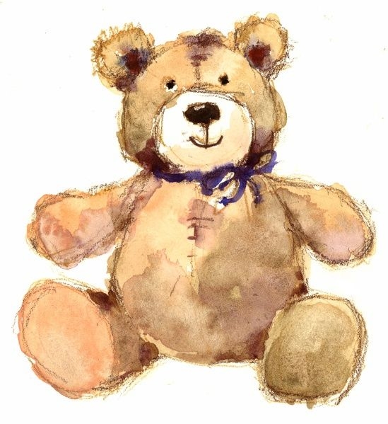 Teddy Bear Drawing With Colour Warehouse Of Ideas