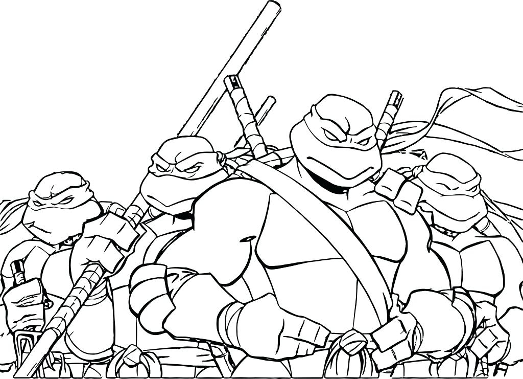 Teenage Mutant Ninja Turtles Coloring Pages At GetColorings Free 