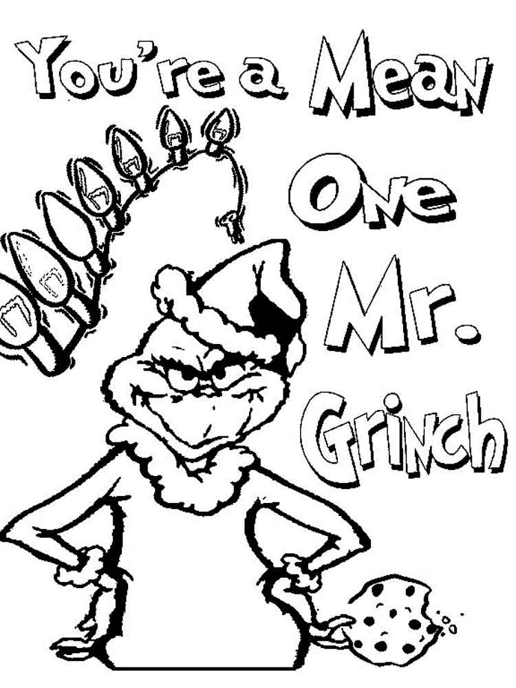 The Grinch Coloring Pages