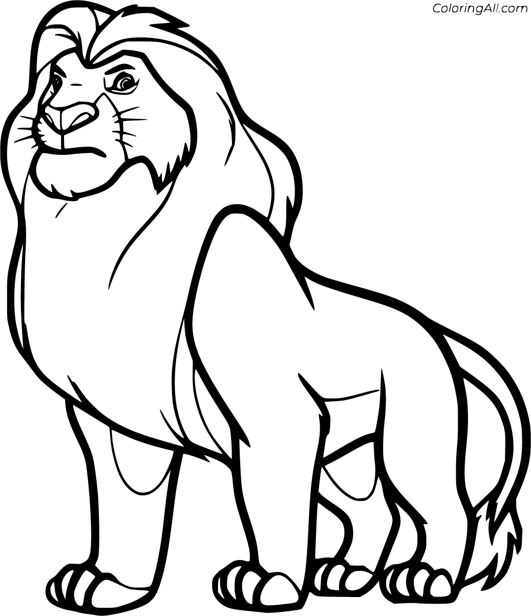 The Lion King Coloring Pages 76 Free Printables ColoringAll
