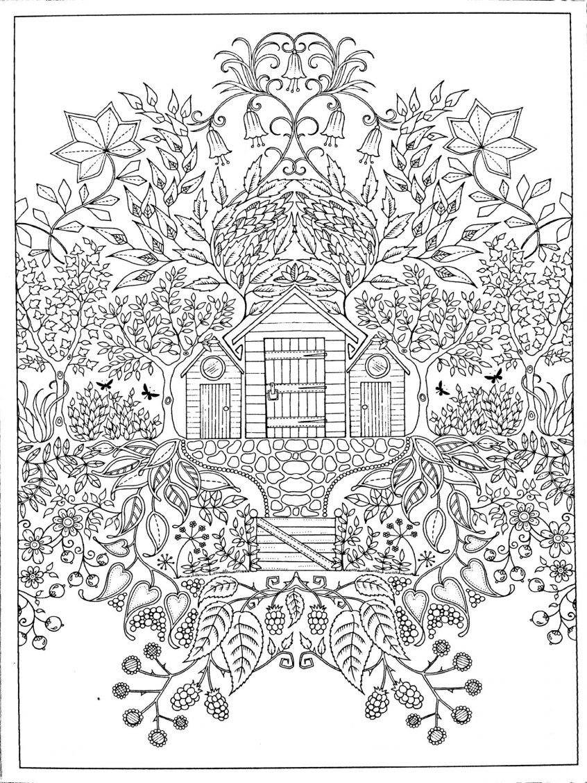 The Secret Garden Coloring Book Plmnovo