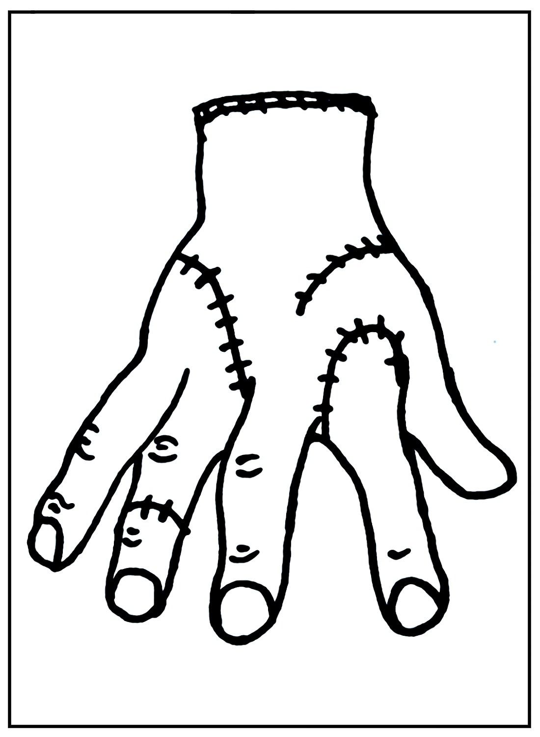 Thing Wednesday Coloring Page Wednesday Addams Colouring Pages Sexiz Pix