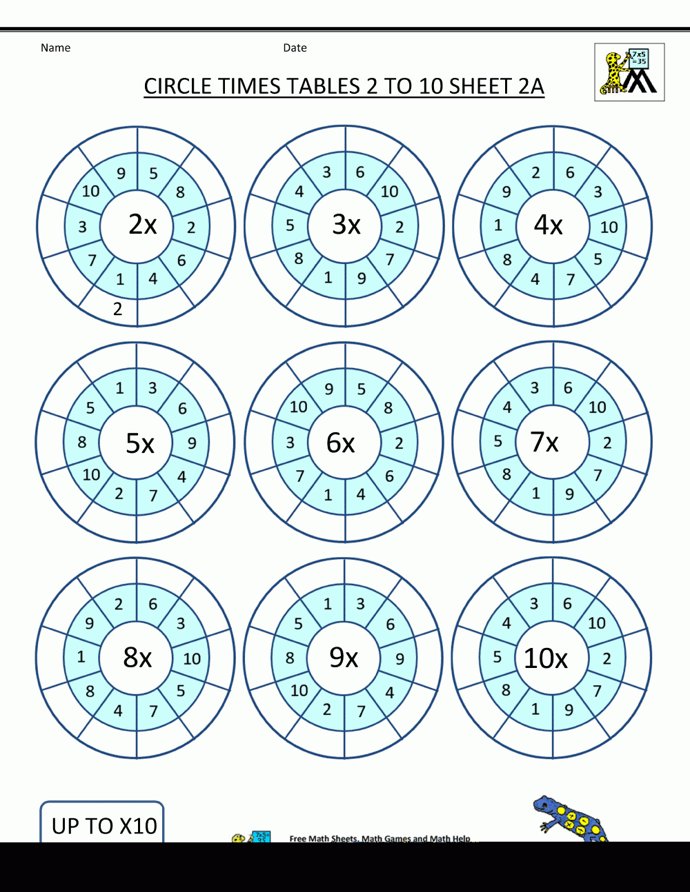 Times Tables Practice Or Practise Free Printable