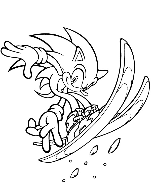 Top Sonic Coloring Pages To Print
