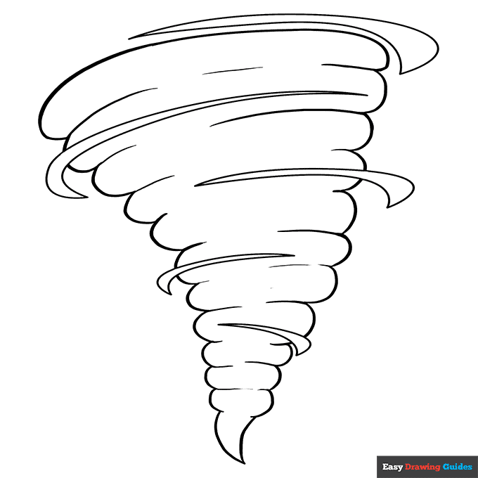 Tornado Coloring Pages Coloring Nation