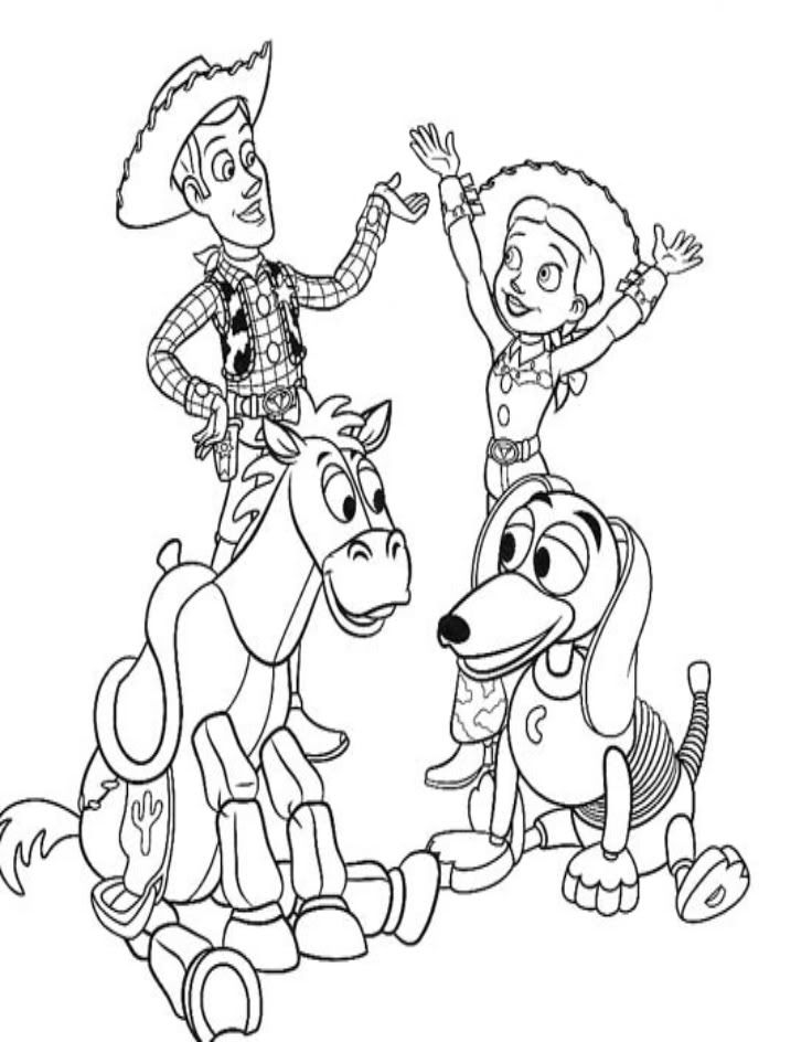 Toy Story Coloring Page Coloring Home