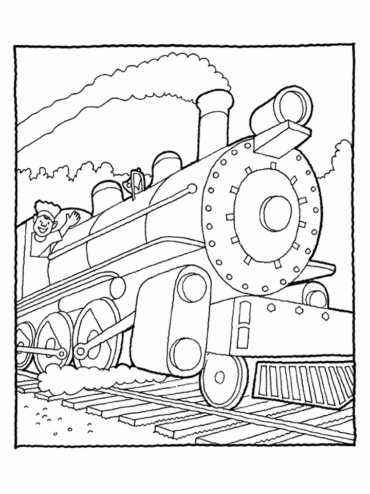 Train Caboose Coloring Pages Coloring Home