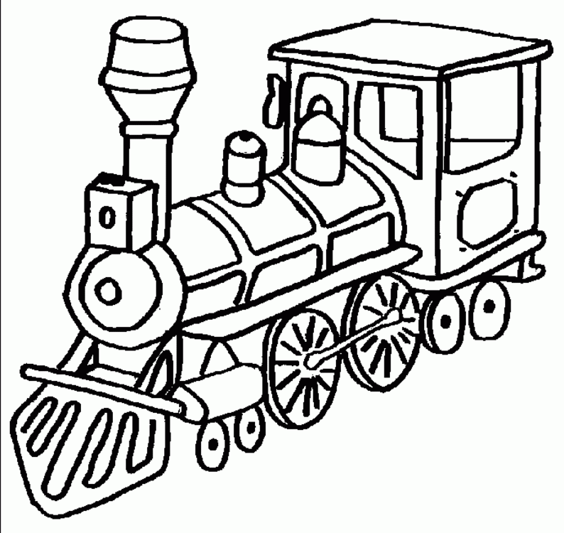 Train Line Drawing ClipArt Best
