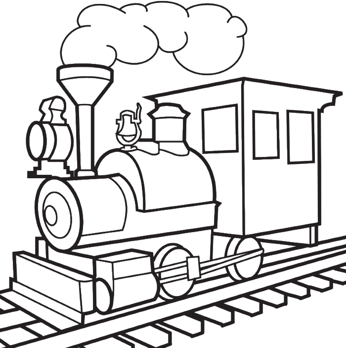 Train Line Drawing ClipArt Best