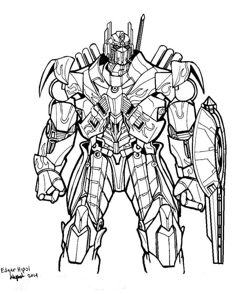Transformers Coloring Pages Optimus Prime Coloring Home