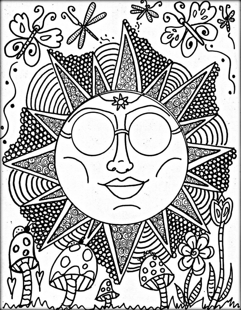 Trippy Coloring Pages Coloring Pages