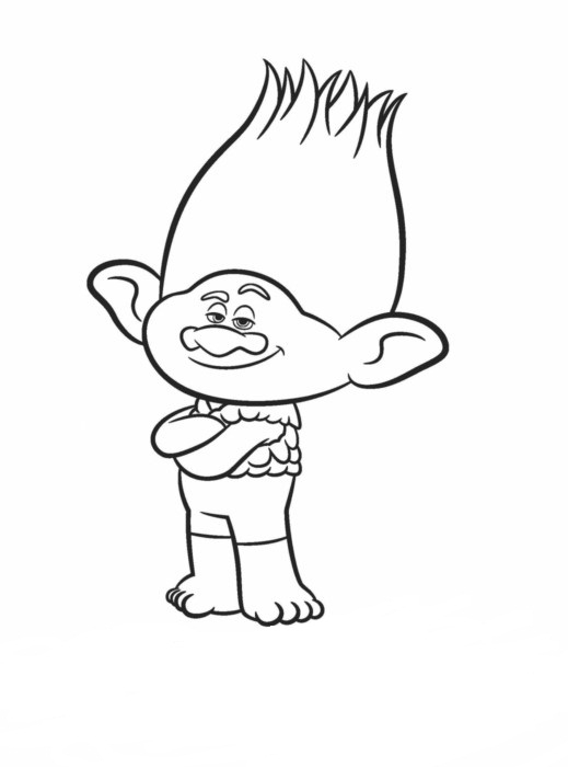 Trolls Coloring Pages Printable Coloring Pages FREE