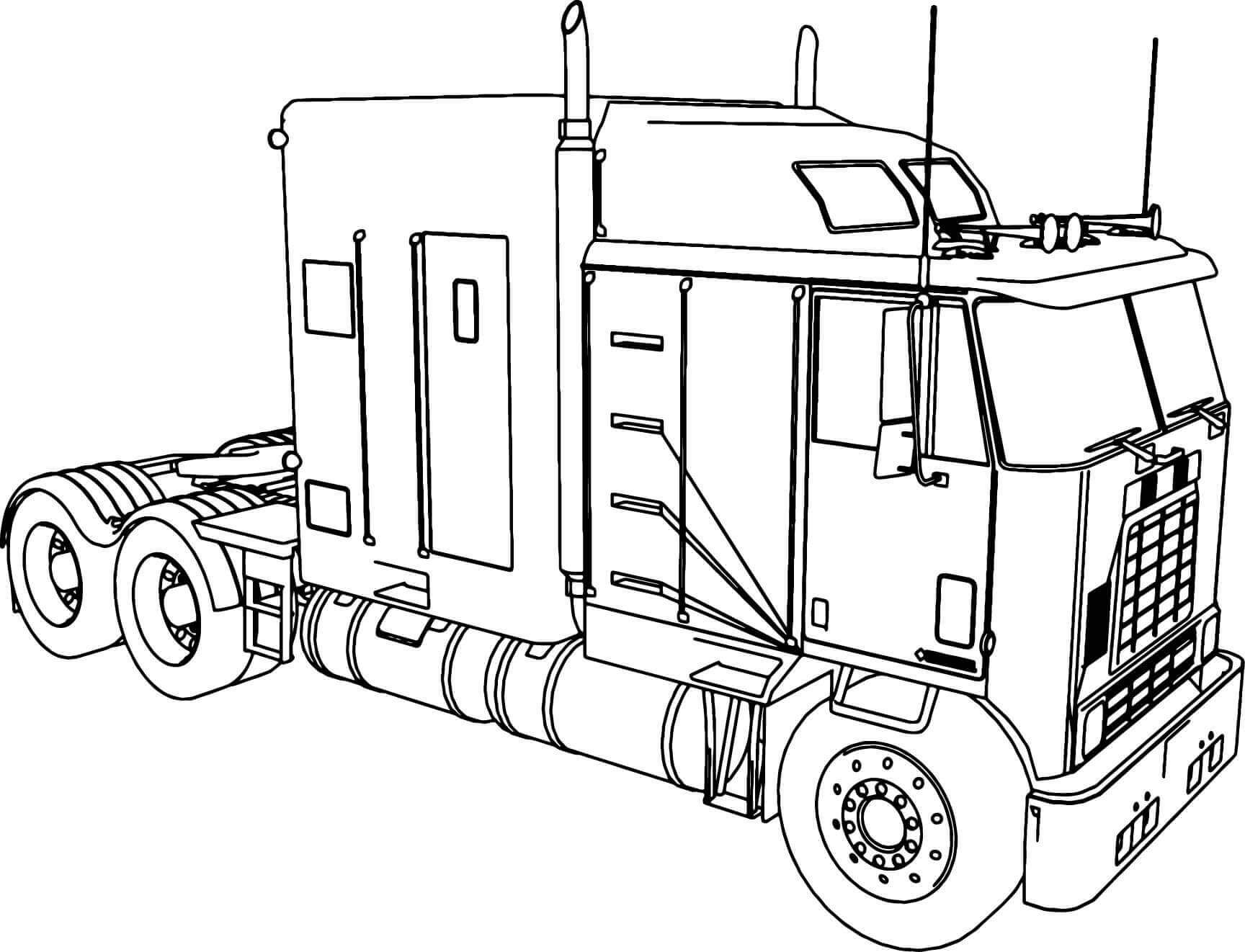 Truck Coloring Pages Printable Coloring Pages FREE