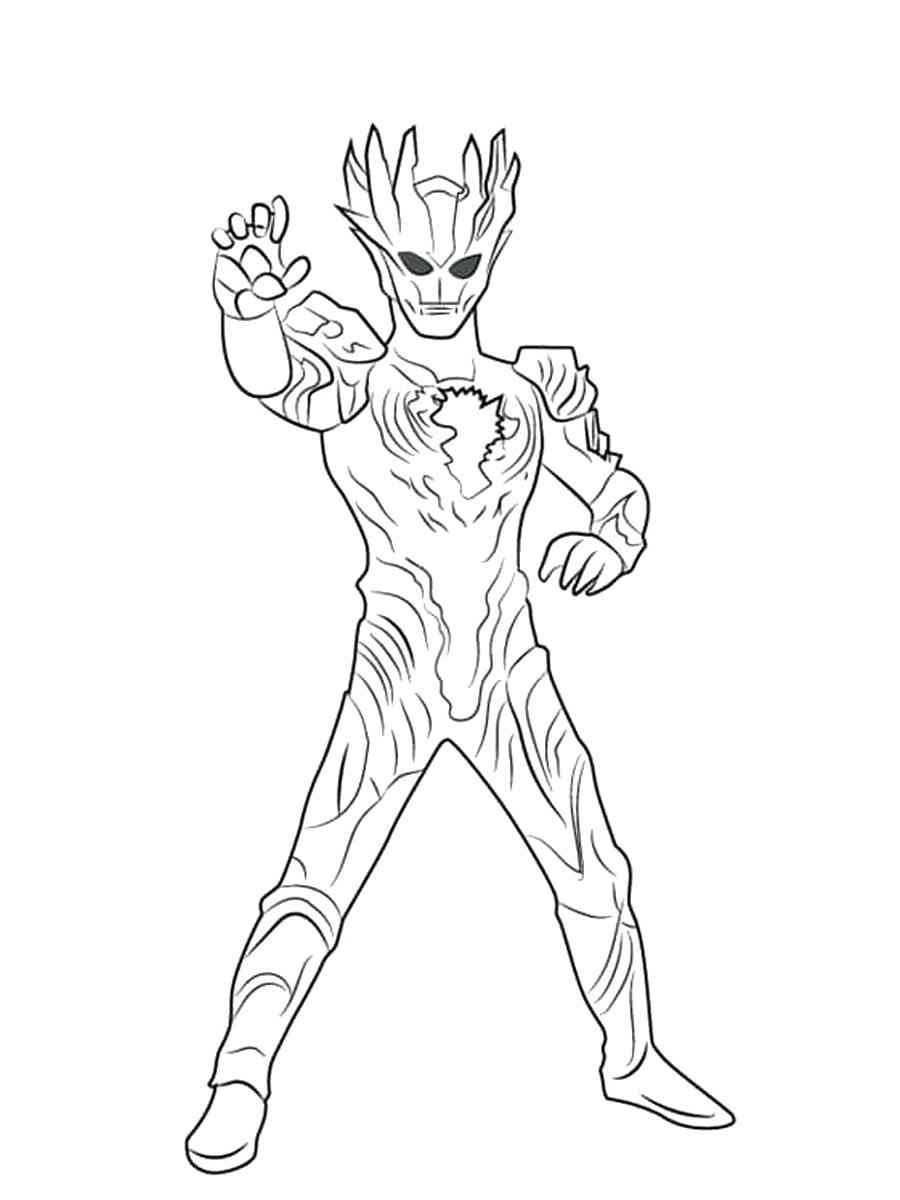 Ultraman Coloring Pages