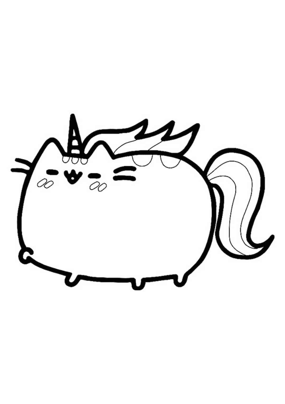 Unicorn Cat Coloring Pages Coloring Pages For Kids And Adults