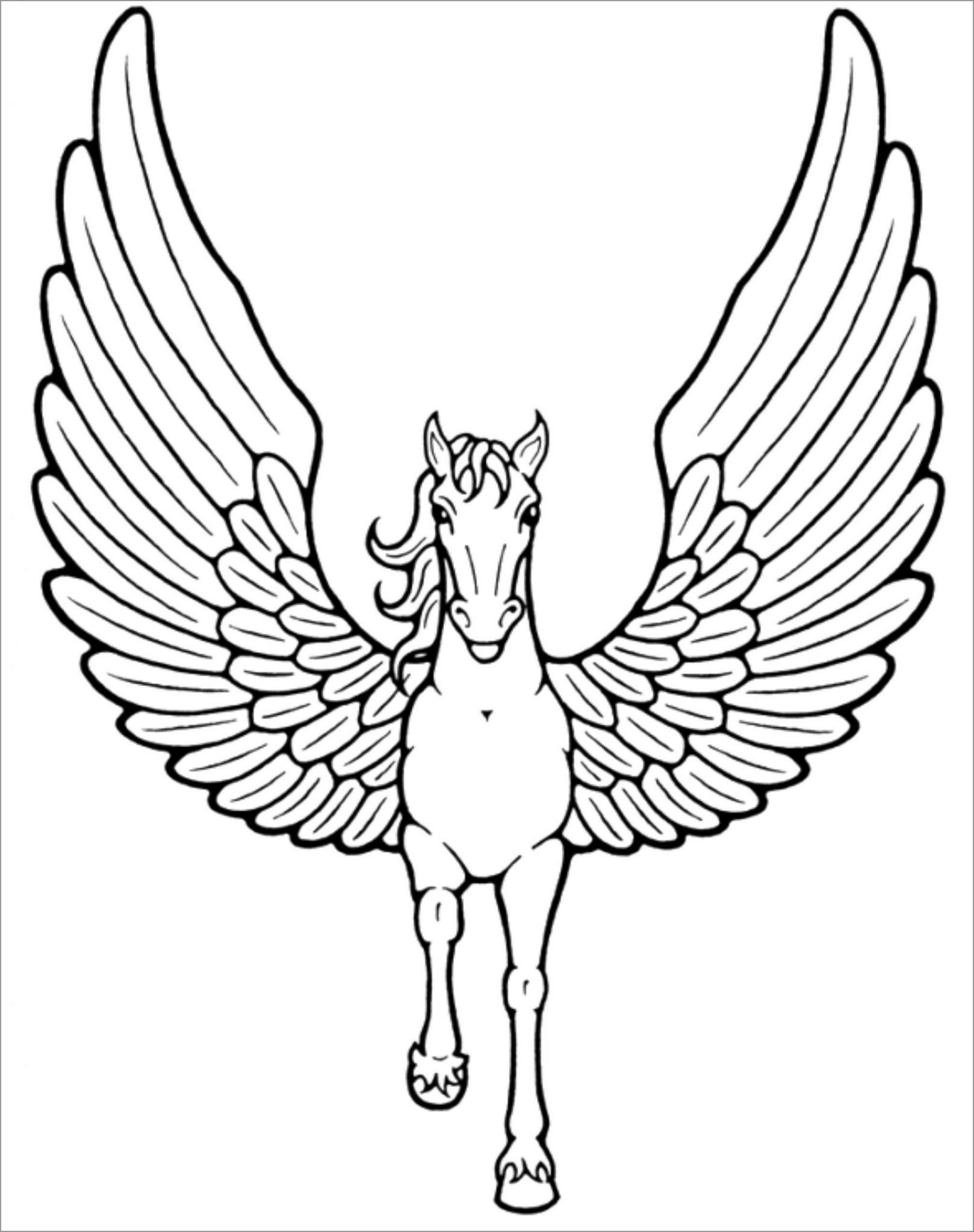 Unicorn Coloring Pages ColoringBay