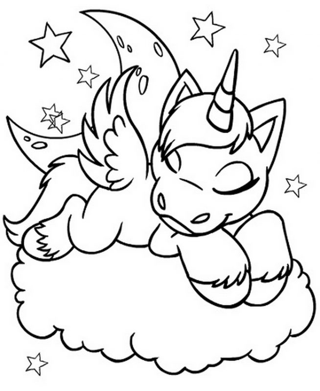 Unicorn Coloring Pages Printable Learning Printable