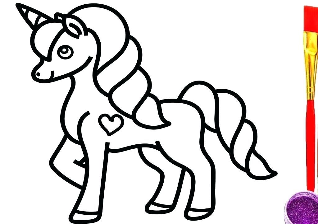 Unicorn Drawing Coloring Pages Let 39 s Coloring The World
