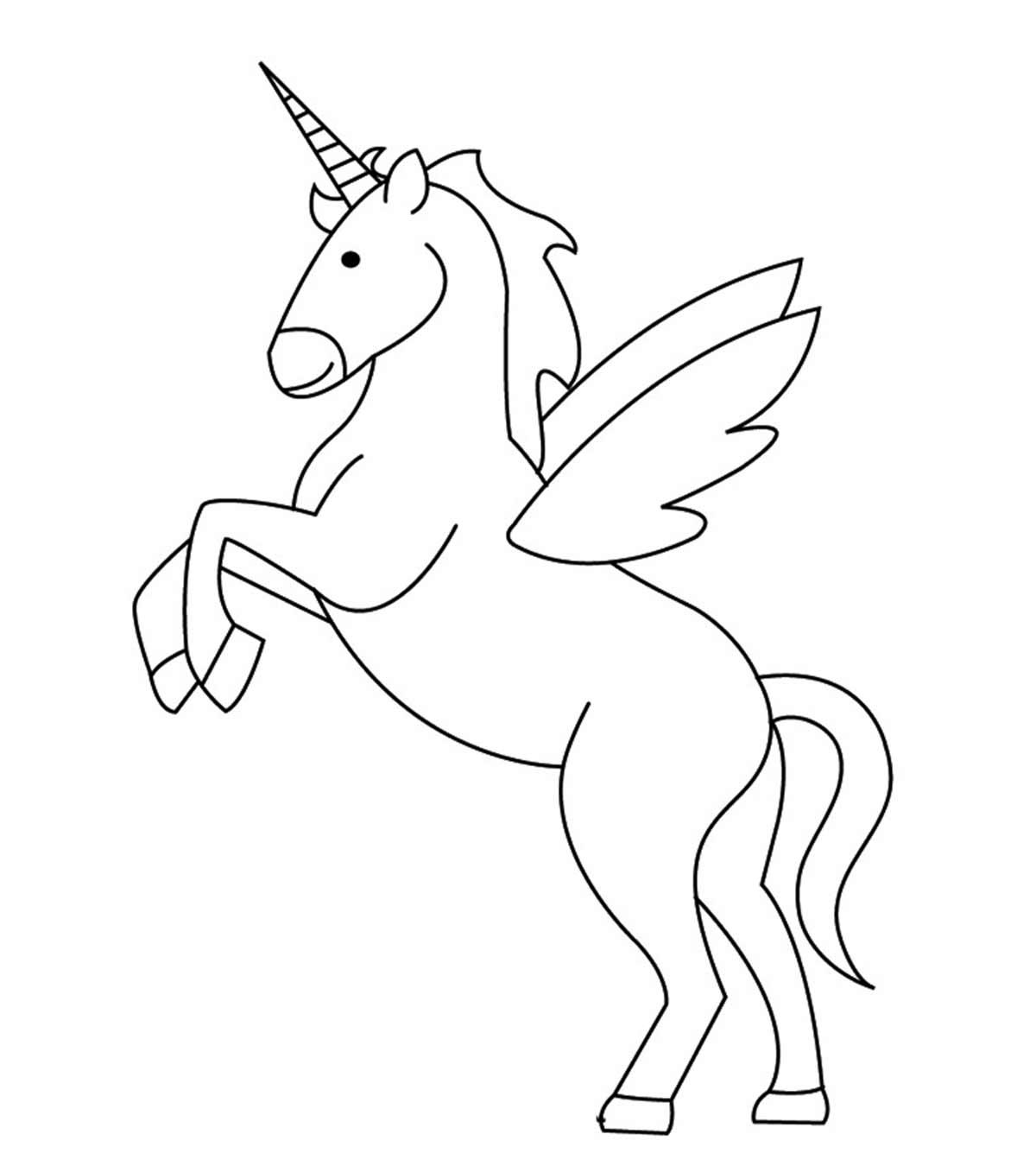 Unicorn Drawing Images Without Colour Bmp hoser
