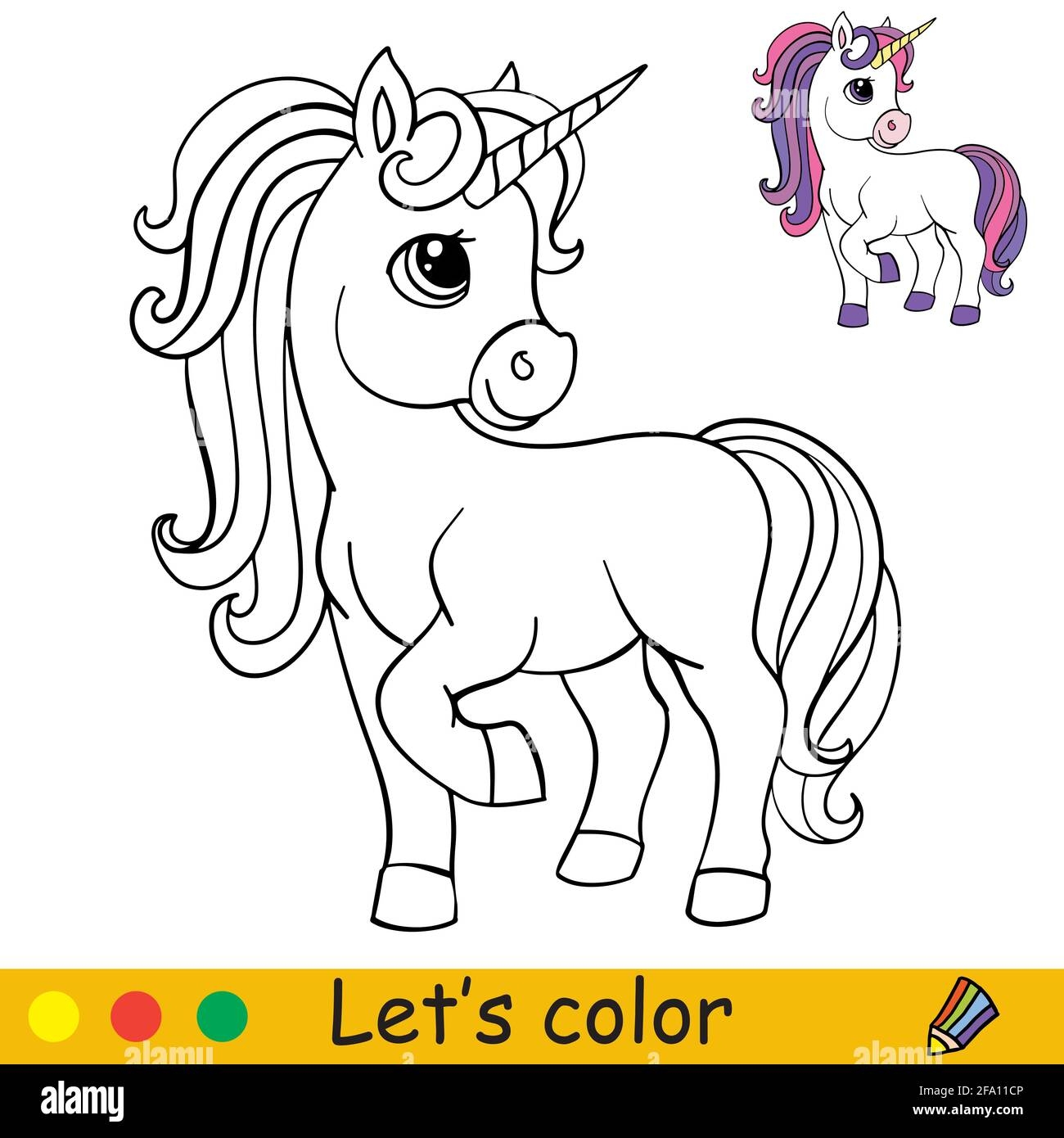 Unicorn Unicorn Coloring Pages