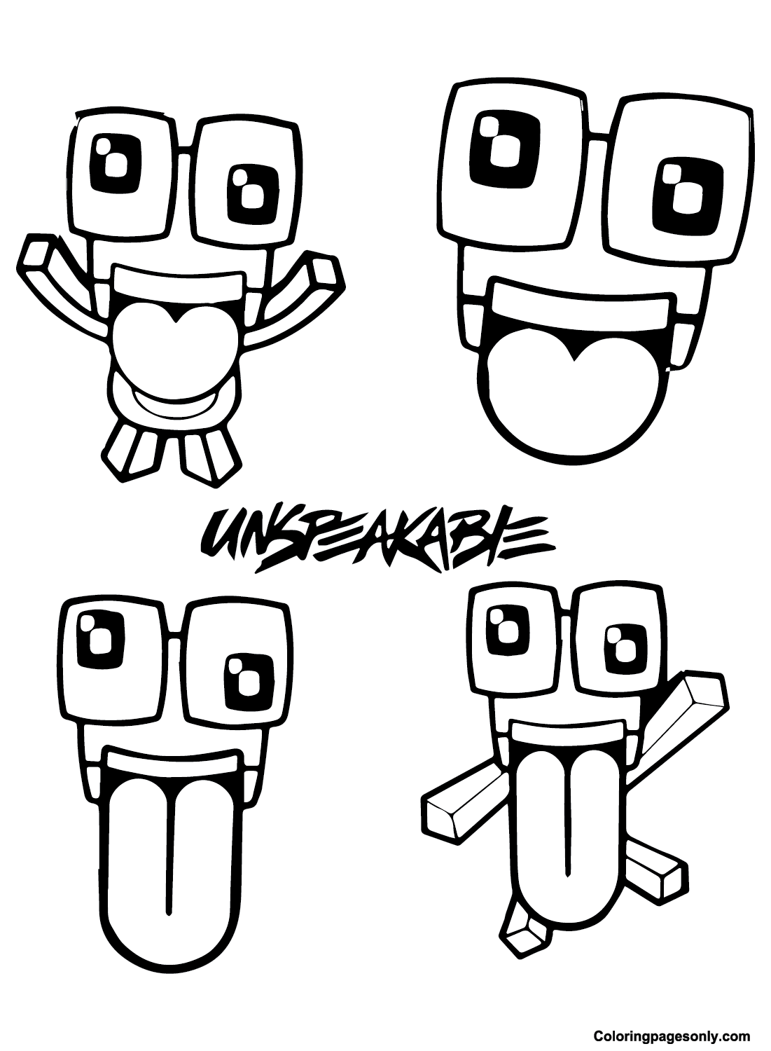 Unspeakable Free Coloring Pages Unspeakable Coloring Pages Coloring 