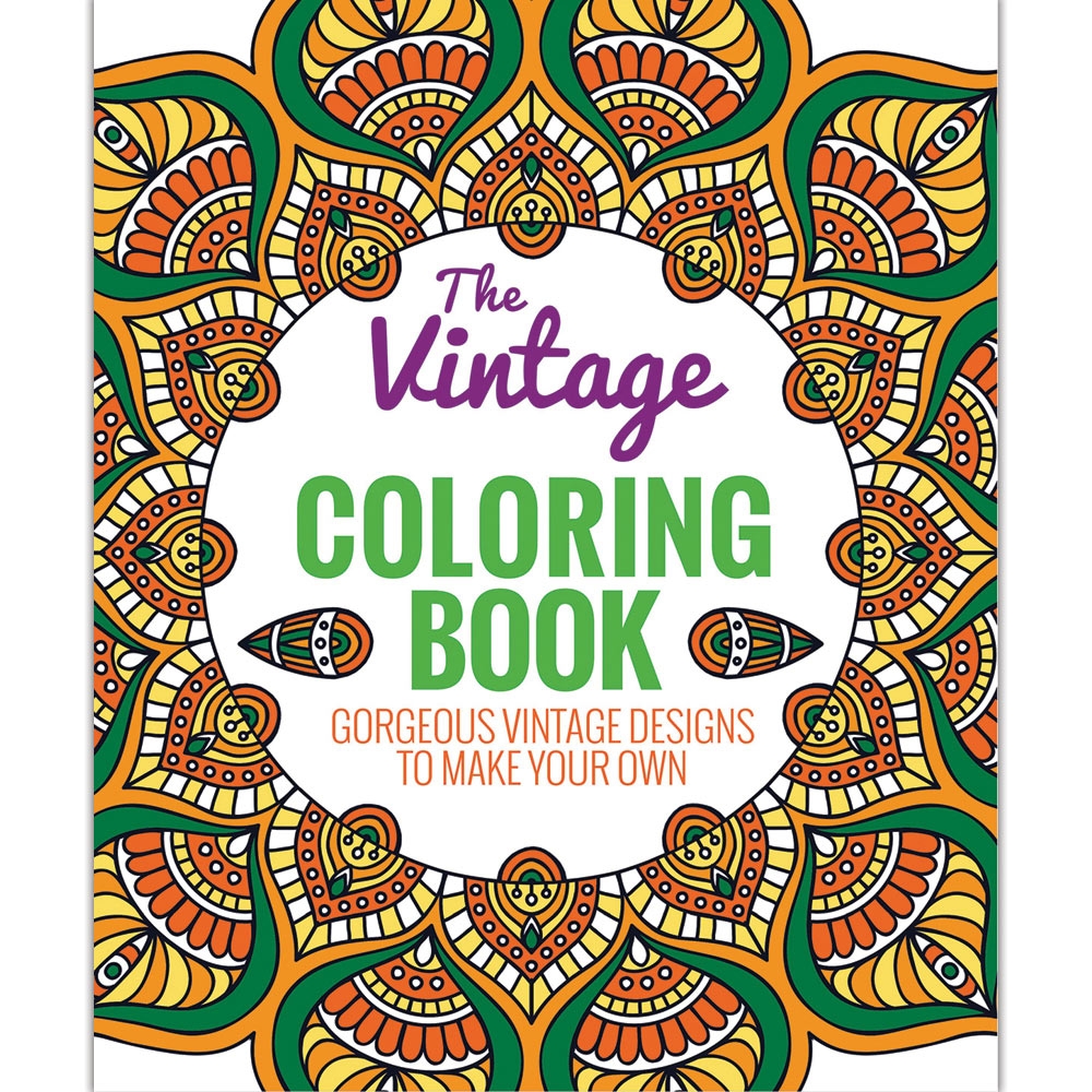 Vintage Advanced Coloring Book Spilsbury