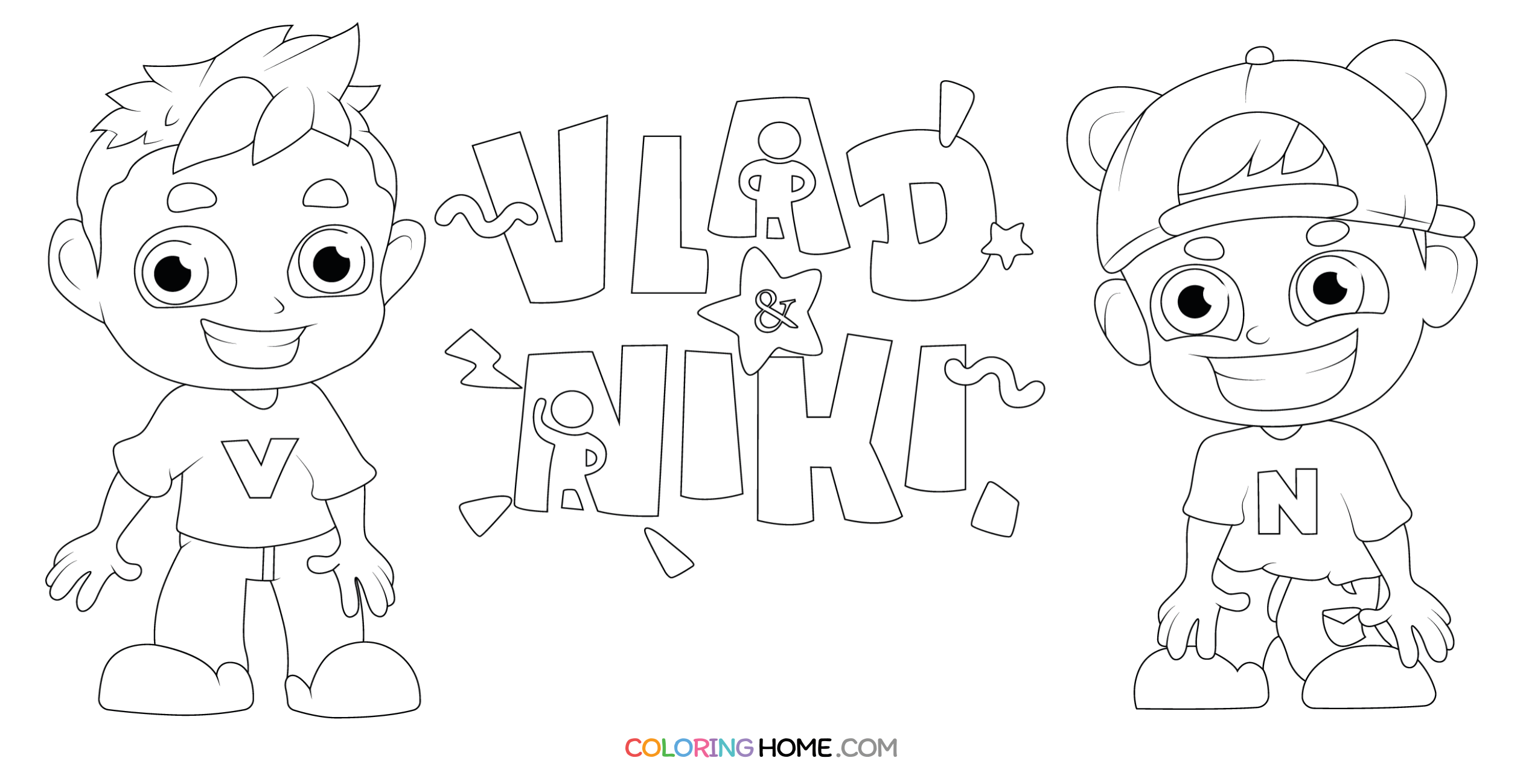 Vlad And Niki Coloring Pages Coloring Home
