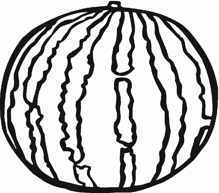 Watermelon Coloring Page Coloring Home