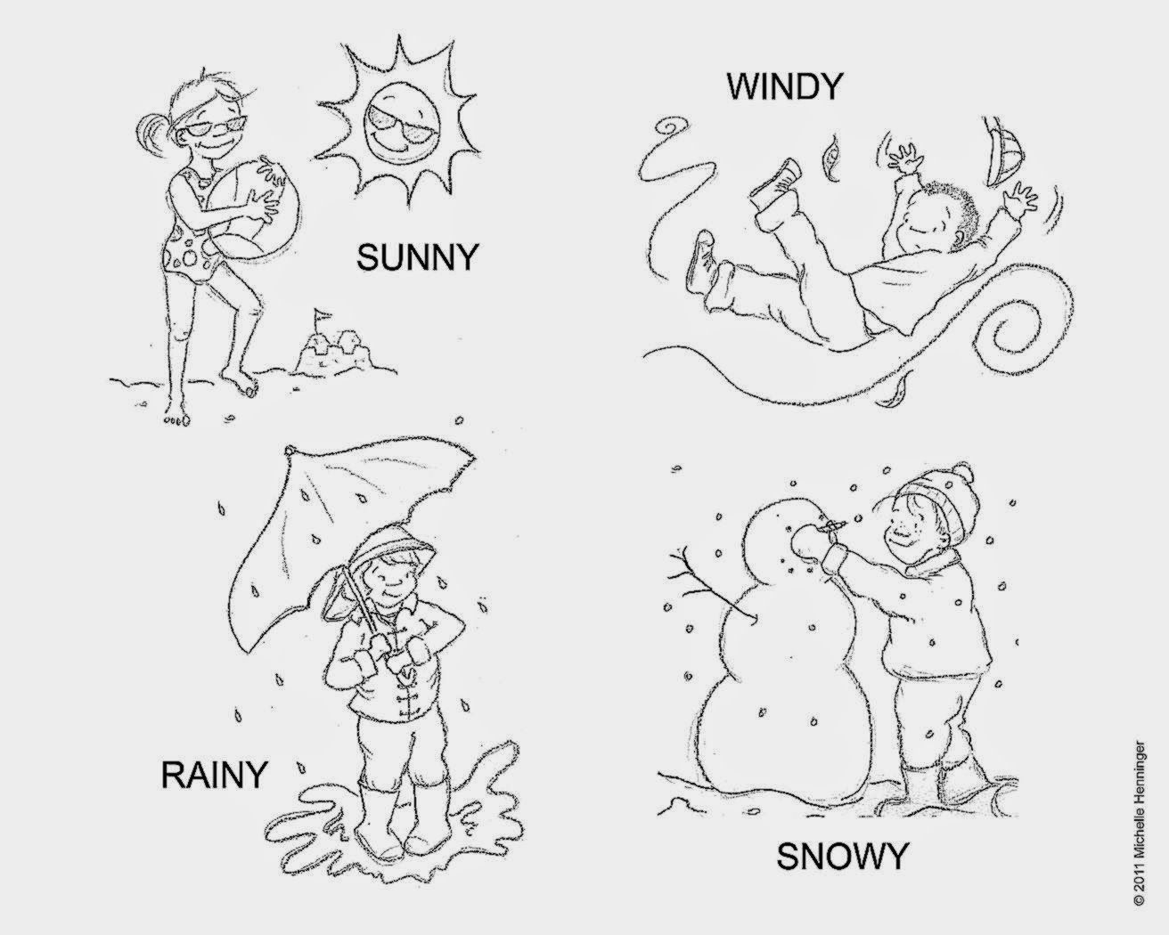Weather Coloring Pages Preschool Coloring Home