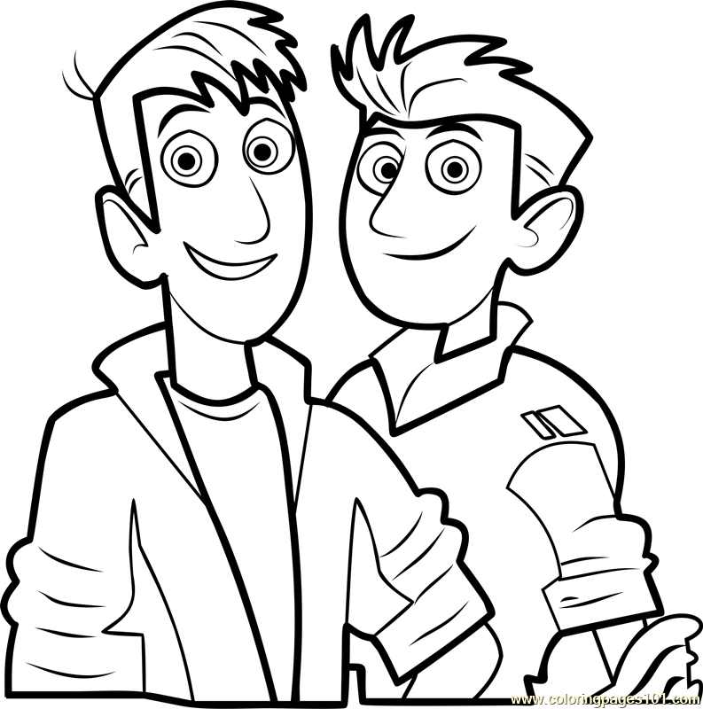 Wild Kratts Coloring Page Free Wild Kratts Coloring Pages 