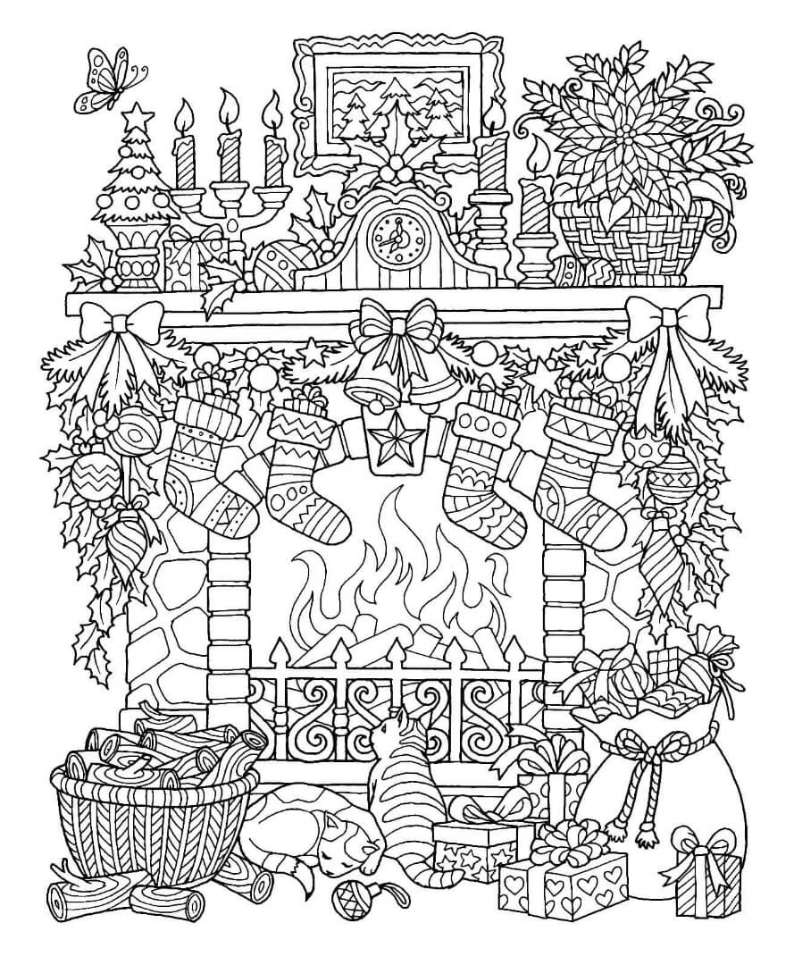 Winter Coloring Pages Coloring rocks 