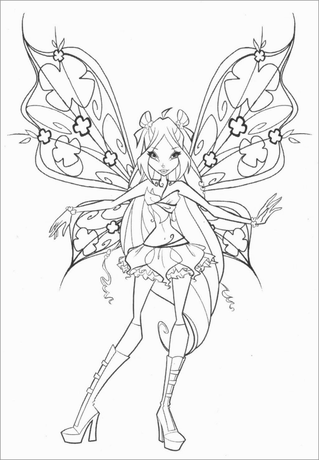 Winx Coloring Pages ColoringBay