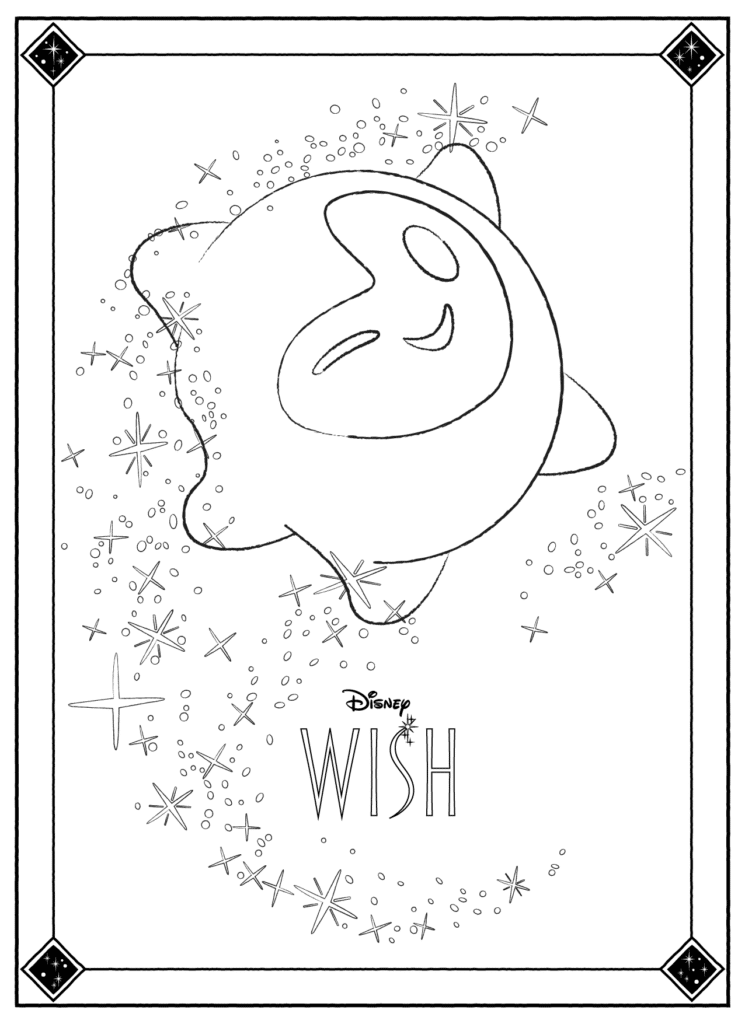 WISH Printable Disney Coloring Pages Twiniversity 1 Parenting Twins Site