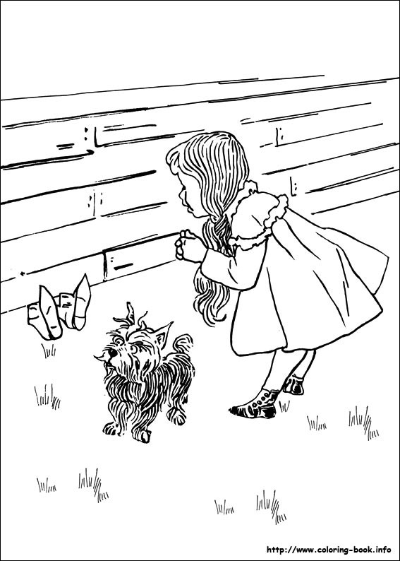 Wizard Of Oz Coloring Pages Free Coloring Home
