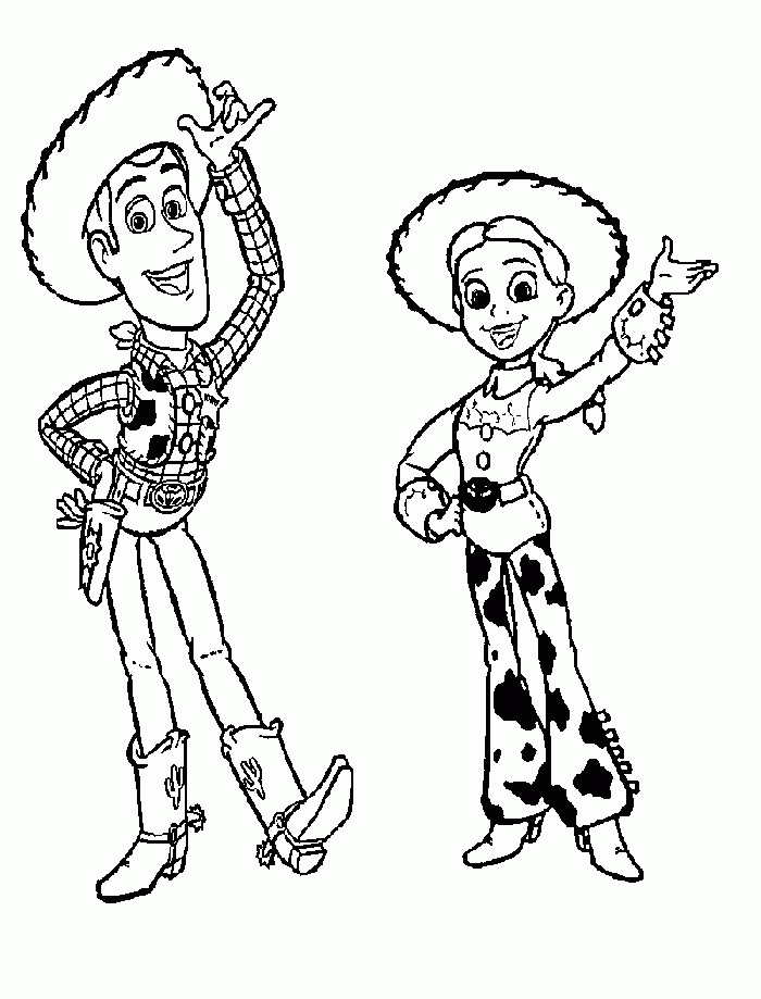 Woody Coloring Page Coloring Home