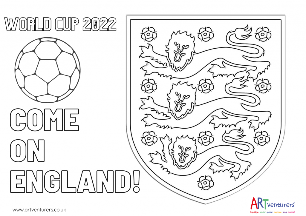 World Cup Colouring Page 1