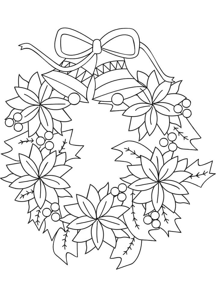 Wreath Coloring Pages Free Printable Coloring Pages For Kids